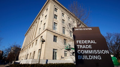 The Federal Trade Commission building in Washington is shown on Jan. 28, 2015.