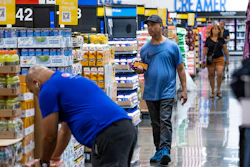 People shop at a Walmart Superstore in Secaucus, New Jersey, July 11, 2024.