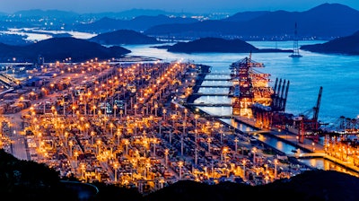 Ningbo-Zhoushan Port.