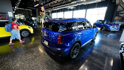 The showroom of a Mini dealership in Highlands Ranch, Colo., Sept. 4, 2024.