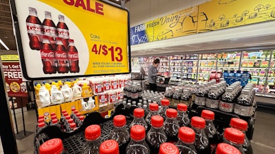 Beverages on sale at a grocery store in Chicago, Sept. 19, 2024.