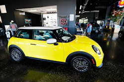 A 2025 Cooper S hardtop at a Mini dealership in Highlands Ranch, Colo., Sept. 4, 2024.