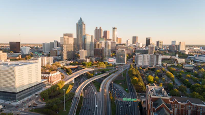 Atlanta skyline.