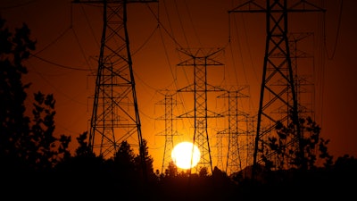 Power lines in the Porter Ranch section of Los Angeles, Sept. 23, 2024.