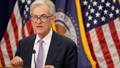 Federal Reserve Board Chairman Jerome Powell during a news conference at the Federal Reserve in Washington, Nov. 7, 2024.
