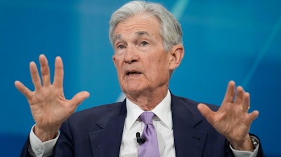 Federal Reserve Chair Jerome Powell at the DealBook Summit in New York, Dec. 4, 2024.