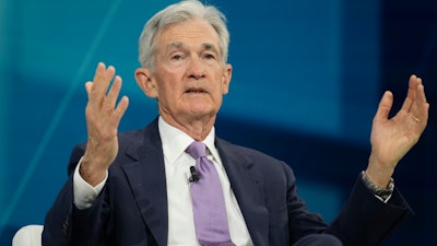Federal Reserve Chair Jerome Powell at the DealBook Summit in New York, Dec. 4, 2024.