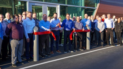 Ribbon-cutting ceremony at Evolution Motion Solutions' facility, Wilmington, Mass.