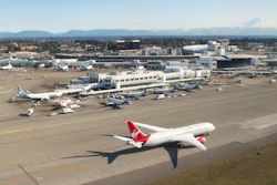 Seattle-Tacoma International Airport, Feb. 2020.