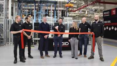 Ridgid Ribbon Cutting