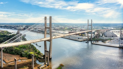 The Talmadge Memorial Bridge, Savannah, Ga.