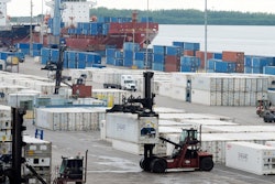 Dockworkers at Port Miami, Oct. 4, 2024.