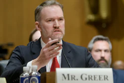 Jamieson Greer, President Donald Trump's nominee to be United States Trade Representative, with the rank of Ambassador, appears before the Senate Committee on Finance for his pending confirmation on Capitol Hill, Feb. 6, 2025, in Washington.