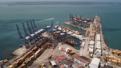 The Cristobal port, Colon, Panama, Feb. 4, 2025.