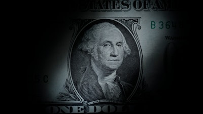 A U.S. one dollar bill in Marple Township, Pa., March 13, 2023.