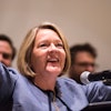 Jane Raybould concedes her bid for U.S. Senate, Nov. 6, 2018, Embassy Suites, Lincoln, Neb.