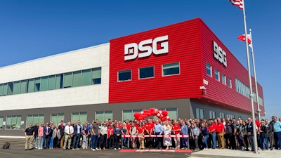 Ribbon-cutting ceremony at DSG's new facility in Fargo, N.D., May 7, 2025.