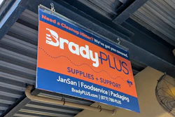 BradyPlus sign in Biloxi, Miss., May 2025.