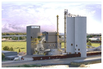 When completed, Ozinga's low-carbon cement manufacturing facility will be the largest in North America.
