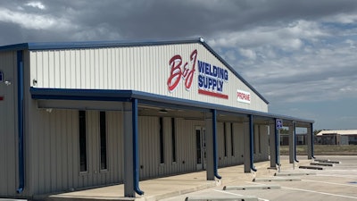 B&J Welding Supply branch, Amarillo, Texas.