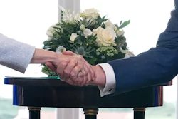 President Donald Trump and European Commission President Ursula von der Leyen shake hands, Turnberry, Scotland, July 27, 2025.