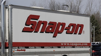 A Snap-on mobile tool truck in Indianapolis, March 2025.