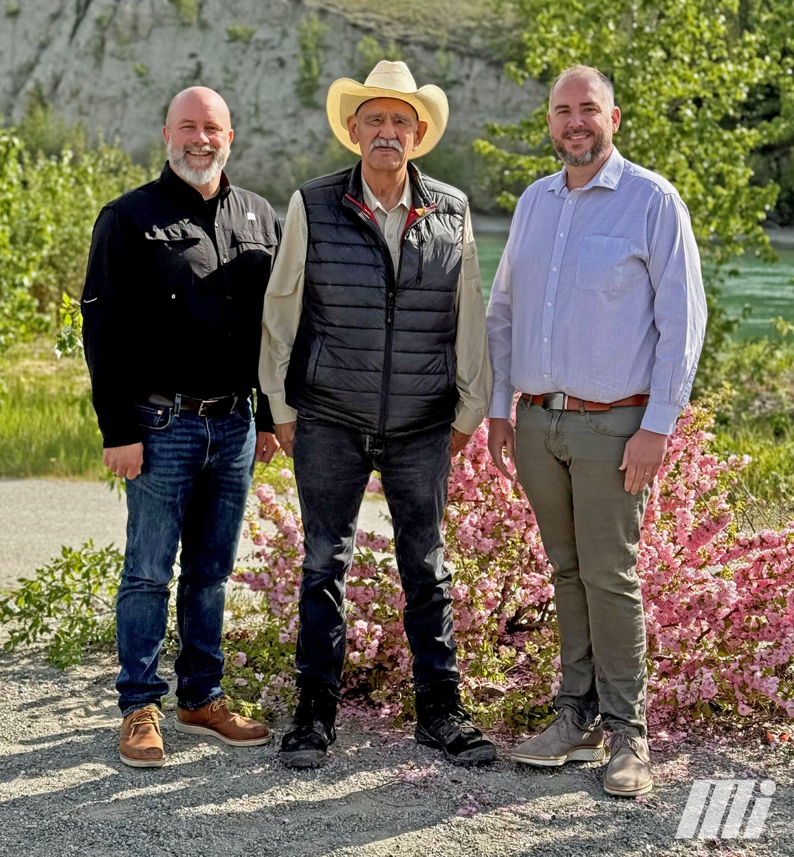 From left, Motion British Columbia Division VP Rob Mulyk, Tagodi Corp. President Jerry Asp and Motion Division Business Development Manager Greg Peters.