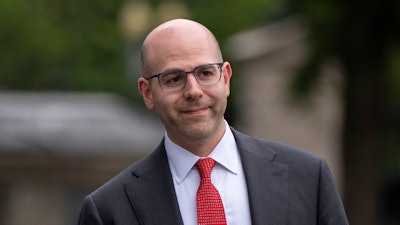 Stephen Miran, chairman of the Council of Economic Advisors, at the White House, June 17, 2025, Washington.