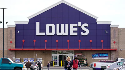 Lowe's store in Philadelphia, Nov. 17, 2021.