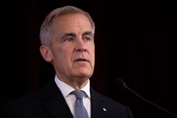 Prime Minister Mark Carney delivers opening remarks at the Liberal caucus in Edmonton, Sept. 10, 2025.