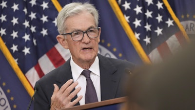 Federal Reserve Chairman Jerome Powell speaks during a news conference, Sept. 17, 2025, Washington.