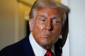 President Donald Trump aboard Air Force One, Sept. 21, 2025.