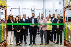 The official ribbon cutting at the grand opening of Schneider Electric’s new Canadian Distribution Center in Halton Hills on Wednesday, October 15.