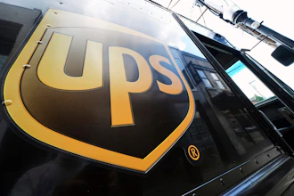 A UPS truck makes deliveries in Pittsburgh on June 25, 2025.