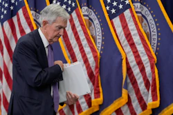 Federal Reserve Chairman Jerome Powell departs after a news conference after the Federal Open Market Committee meeting, Oct. 29, 2025.