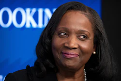 Lisa Cook, a Federal Reserve Board of Governors member, during an event at the Brookings Institution, Nov. 3, 2025, Washington.