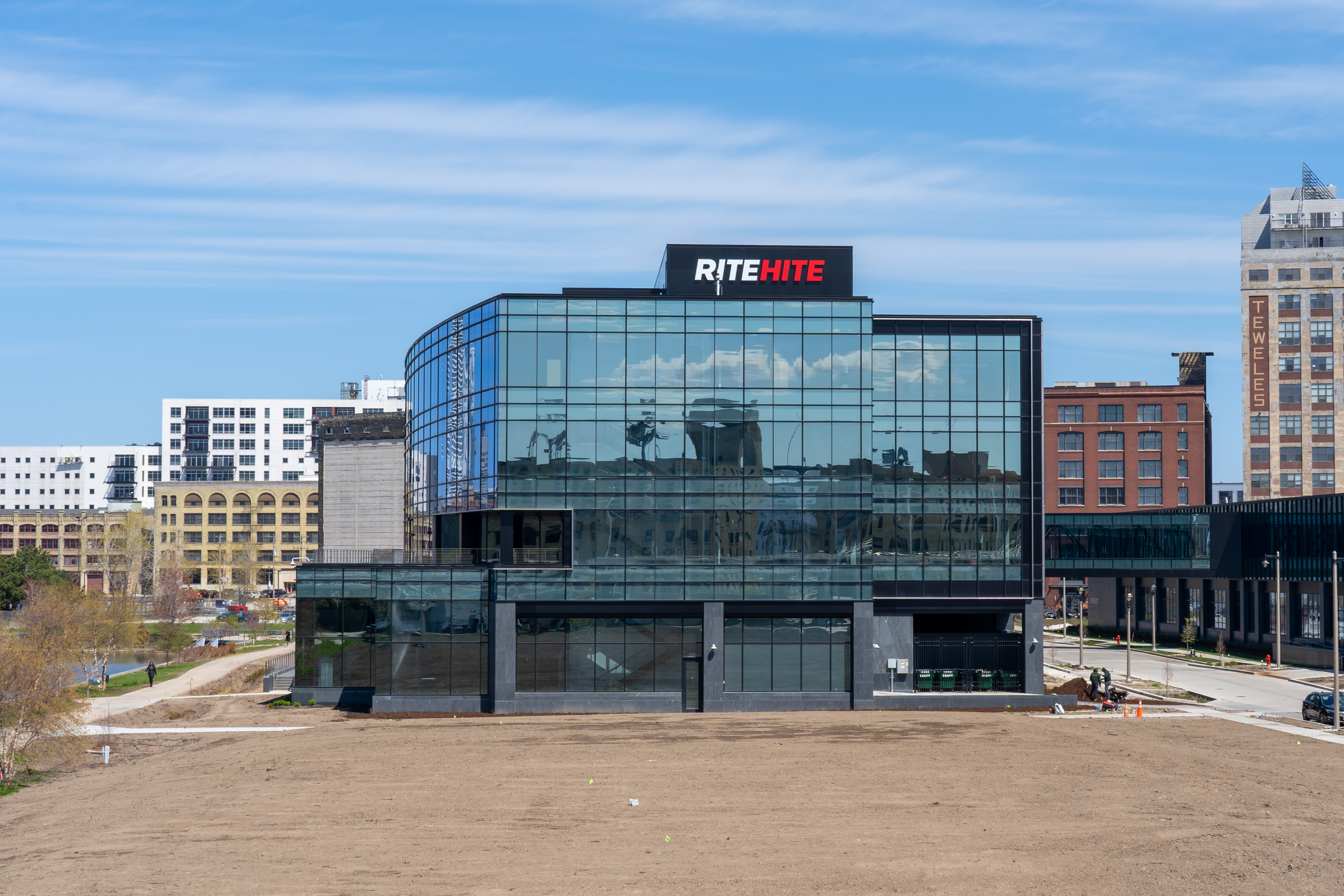 Rite-Hite headquarters, Milwaukee, May 2023.