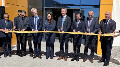 Ribbon-cutting at ContiTech hydraulics plant, Aguascalientes, Mexico.