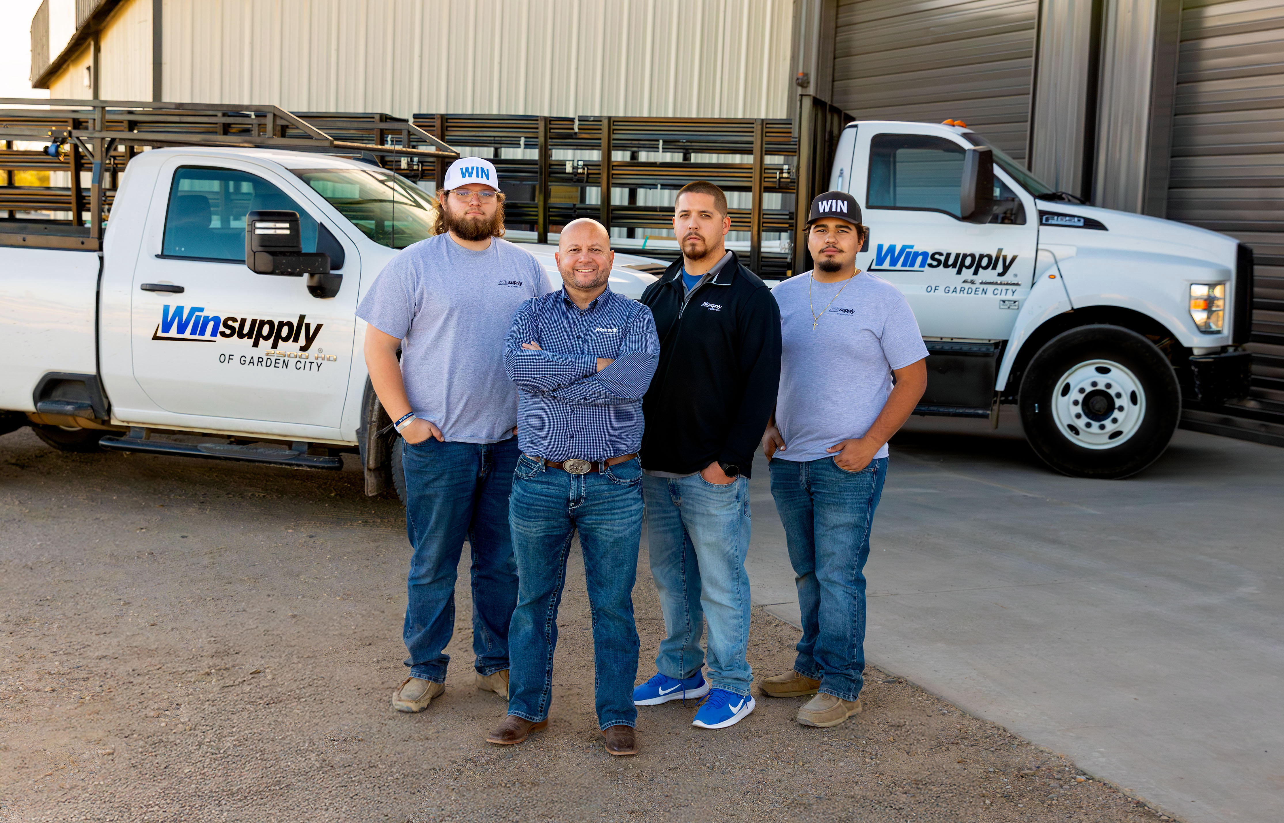 Winsupply of Garden City President Tony Otero (second from left) and his team.