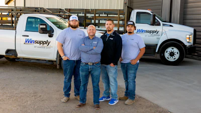 Winsupply of Garden City President Tony Otero (second from left) and his team.