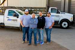 Winsupply of Garden City President Tony Otero (second from left) and his team.