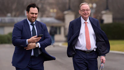 Director of the National Economic Council Kevin Hassett walks to the White House, Jan. 9, 2026.
