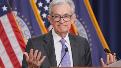 Federal Reserve Chair Jerome Powell speaks at the Federal Reserve, Dec. 10, 2025, Washington.