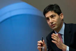 Kevin Warsh speaks to the media about a report on transparency at the Bank of England, London, Dec. 11, 2014.