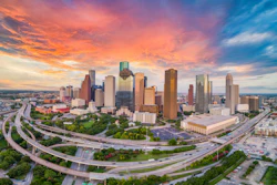 Houston skyline.