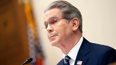 Treasury Secretary Scott Bessent listens to questions from members of the House Financial Services Committee on Capitol Hill, Feb. 4, 2026.