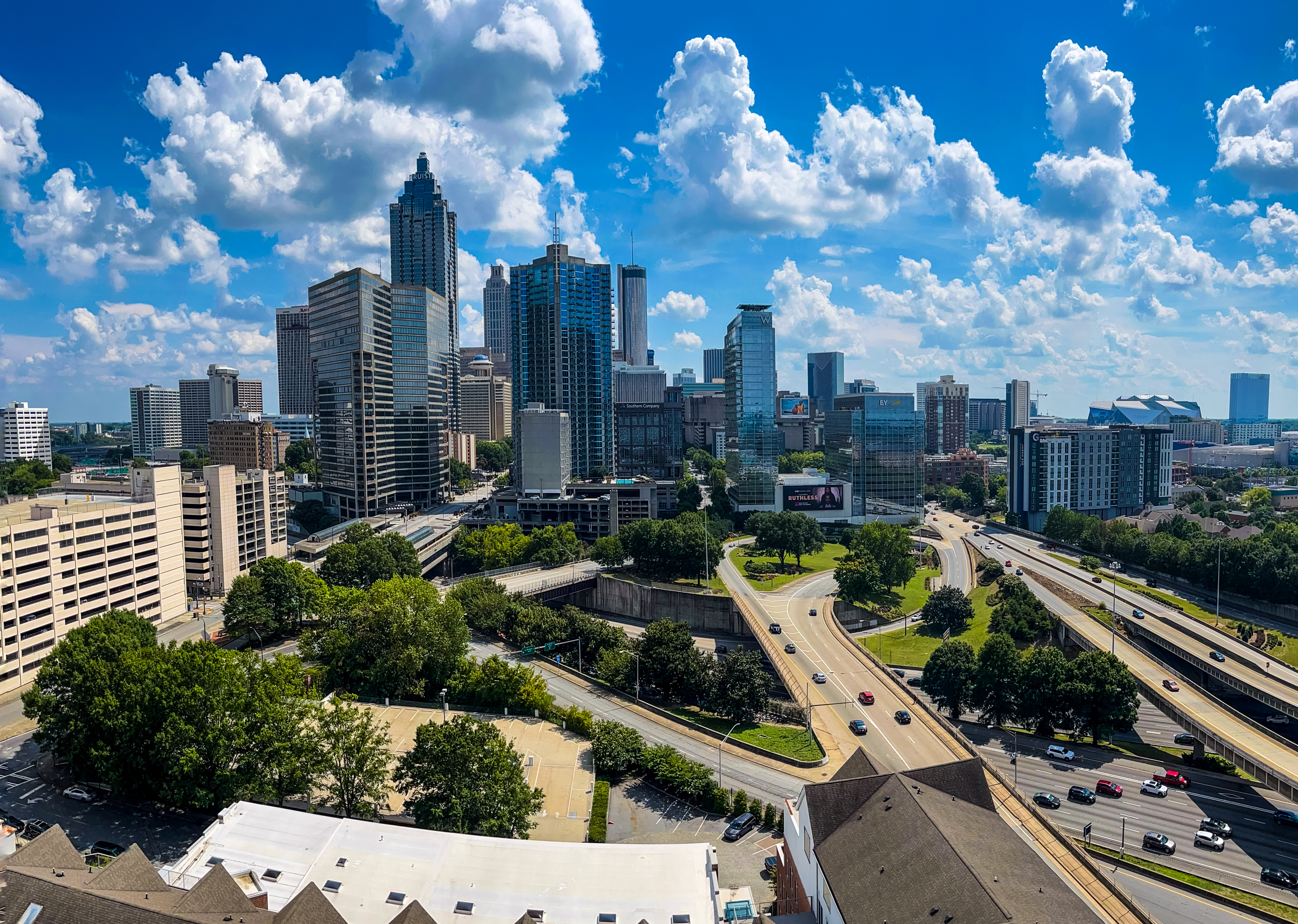 Atlanta skyline.