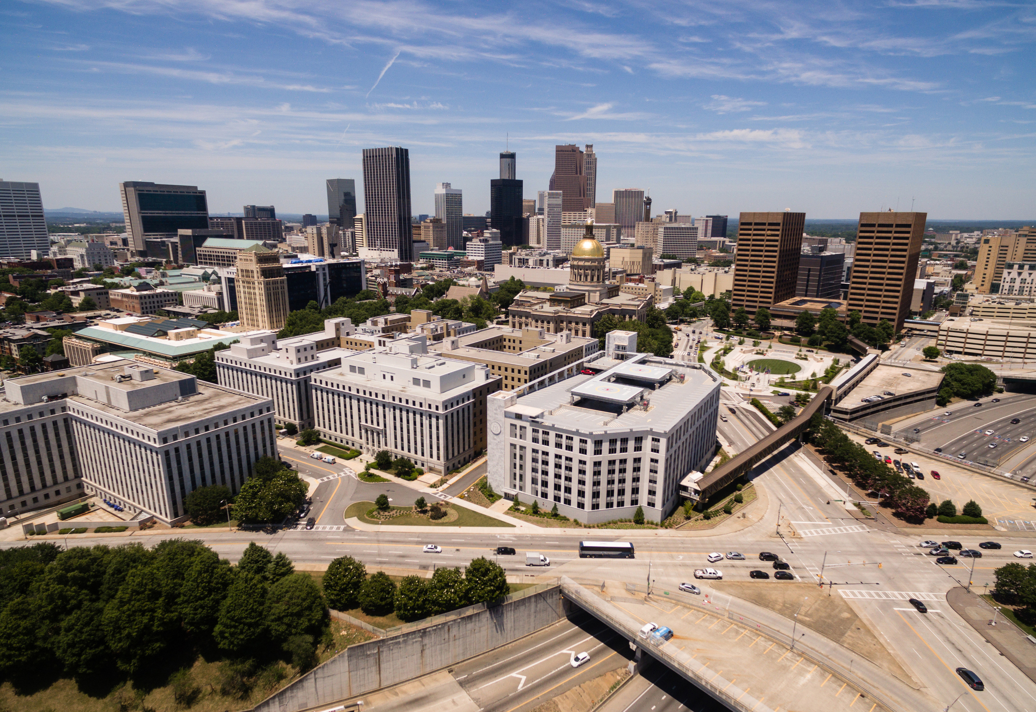 Atlanta skyline.