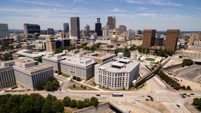 Atlanta skyline.