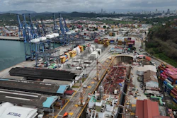 The Balboa terminal, run by CK Hutchison's Panama Ports Co., after Panama's government ordered the occupation of the port, Panama City, Feb. 23, 2026.